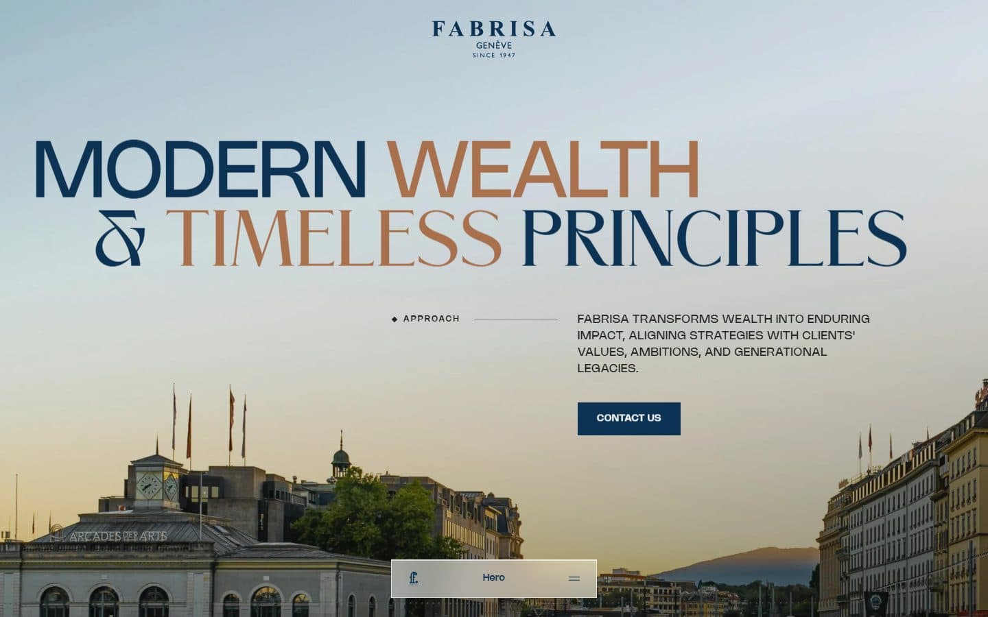 اسکرین‌شات سایت بین‌المللی Fabrisa